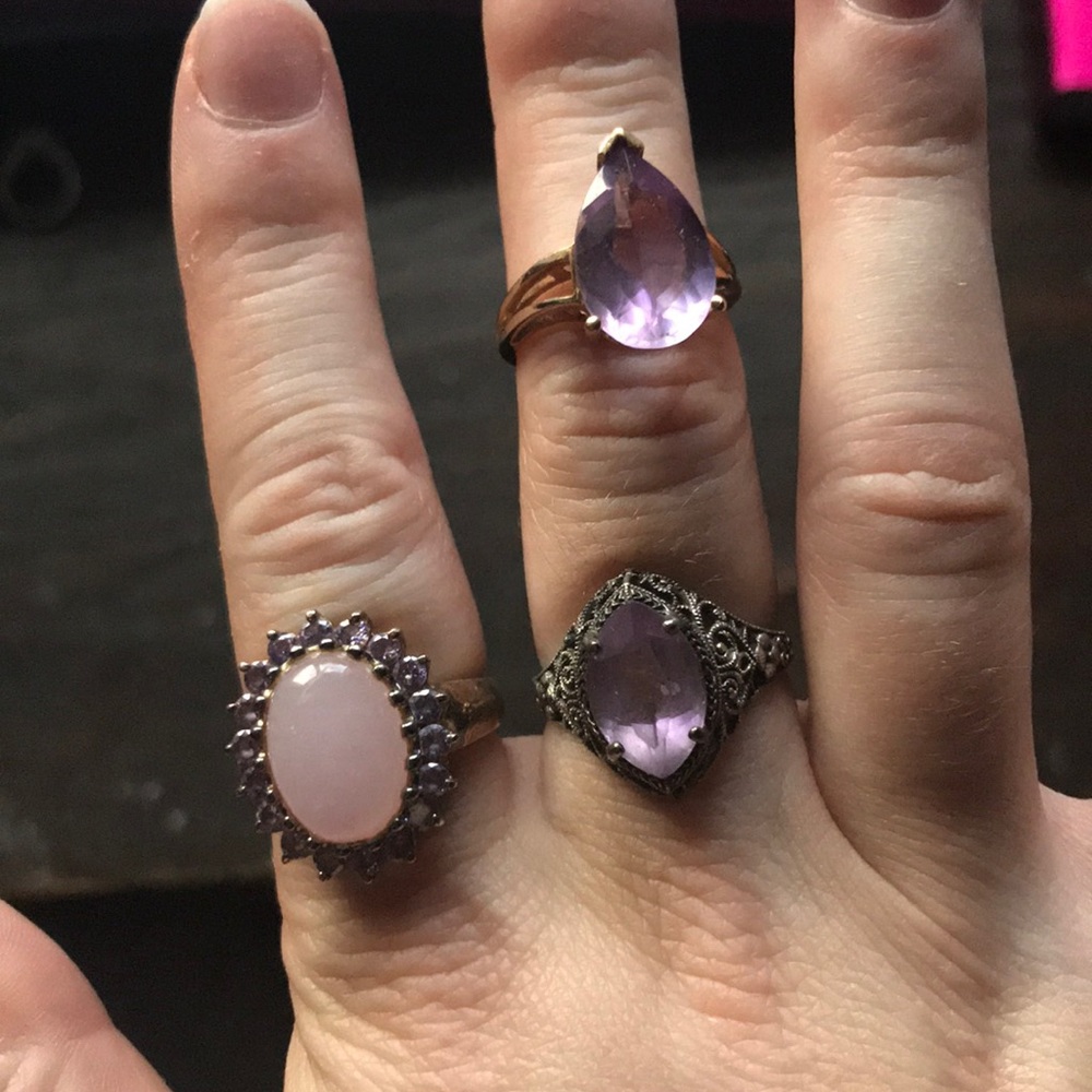 Purple rings -3 set